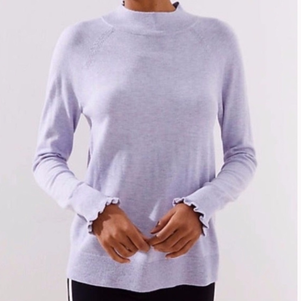 ⭐️NWOT⭐️ Loft Mock Neck Blush sweater